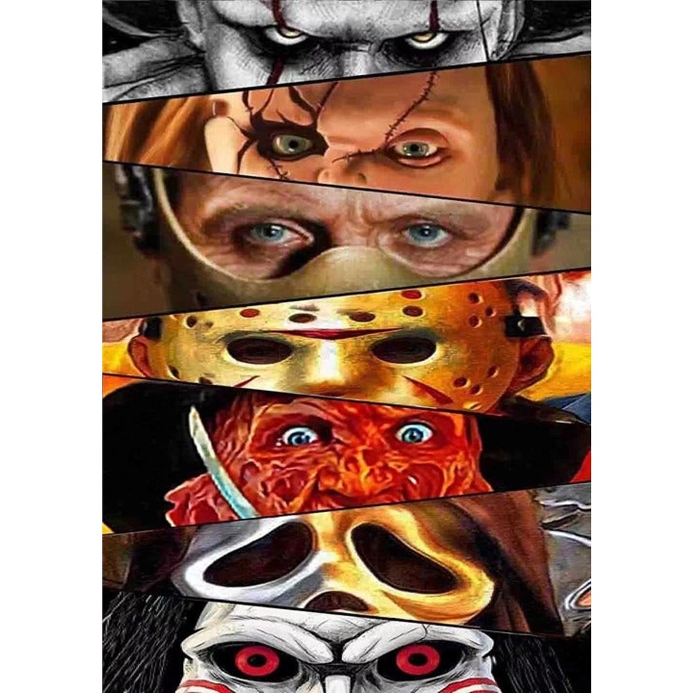 Halloween Diamond Painting Kit, 5D, DIY Full Drill